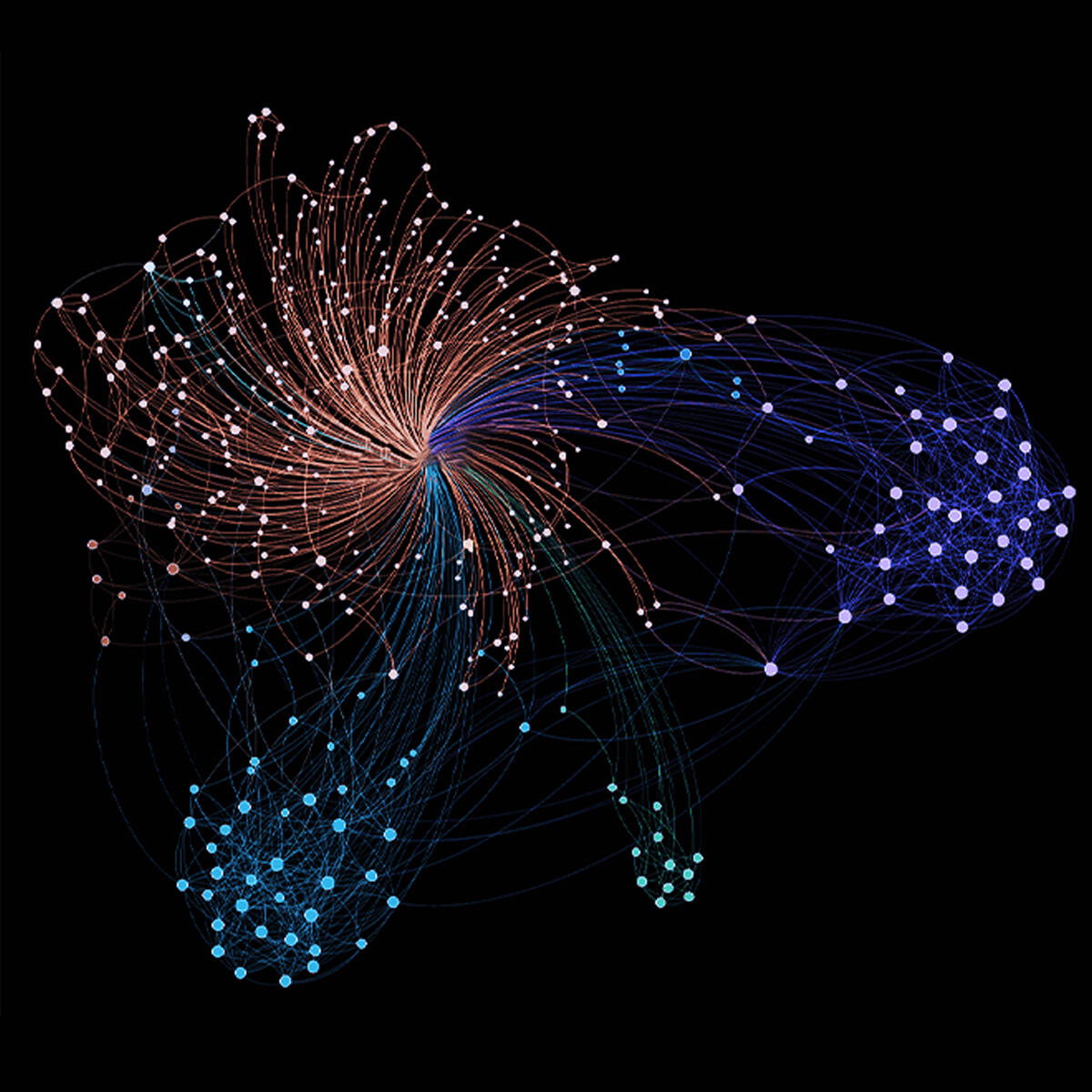 Visualization of an anomaly detection process performed with an unsupervised AI model